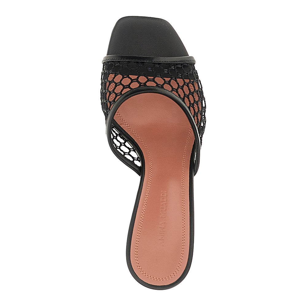 Amina Muaddi Women Lupita Net Mules AMINA MUADDI