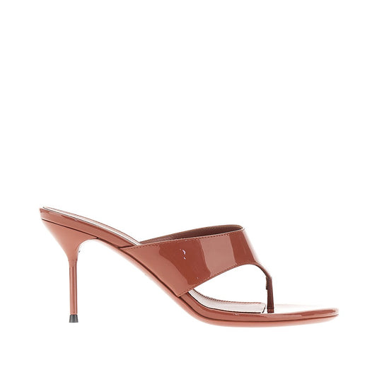 Paris Texas Women 'Lidia' Patent-Leather Thong Mules PARIS TEXAS