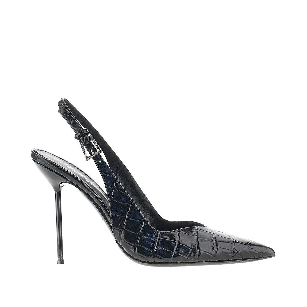 Paris Texas Women Croco-Embossed Leather 'Lidia' Slingback Pump PARIS TEXAS