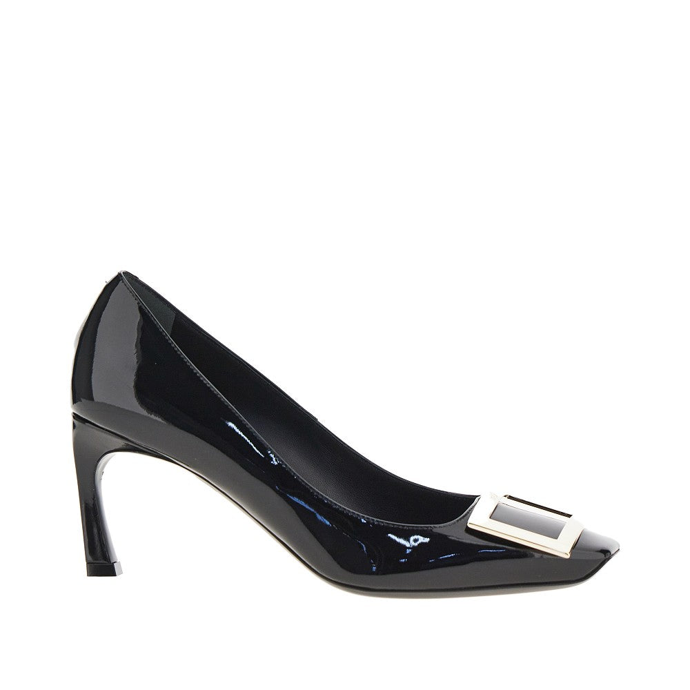 Roger Vivier Women Patent Leather Belle Vivier Trompette Pumps ROGER VIVIER