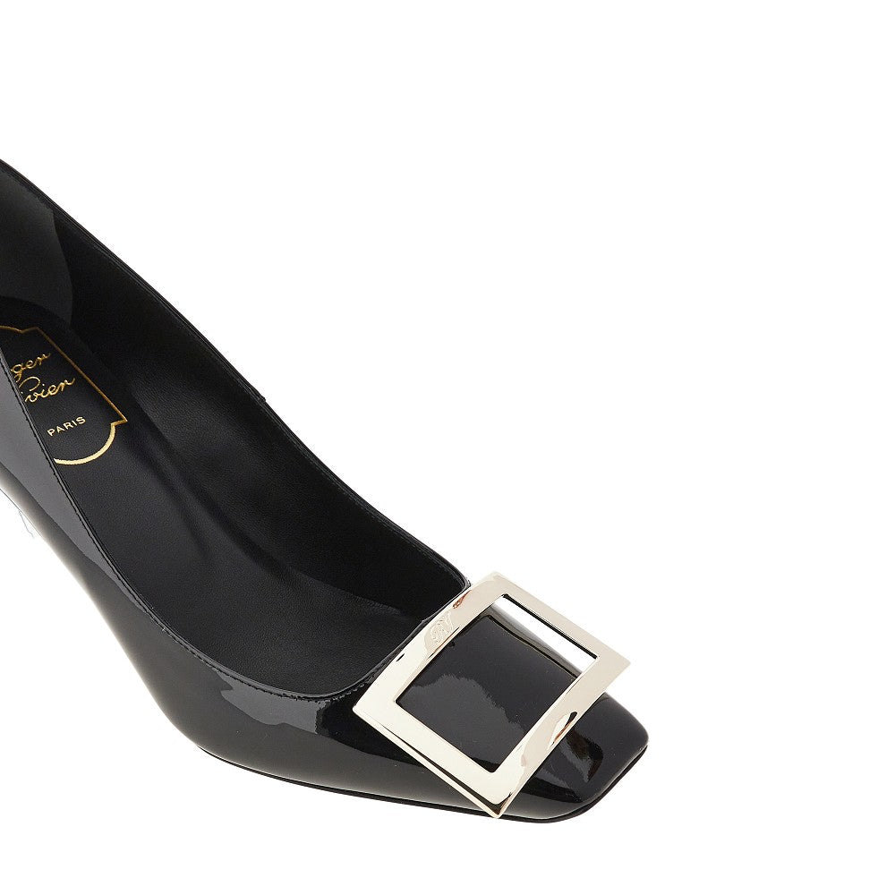 Roger Vivier Women Patent Leather Belle Vivier Trompette Pumps ROGER VIVIER