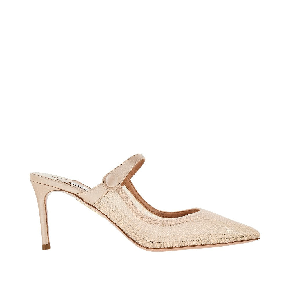 Aquazzura Women 'Voile' Tulle Mules AQUAZZURA