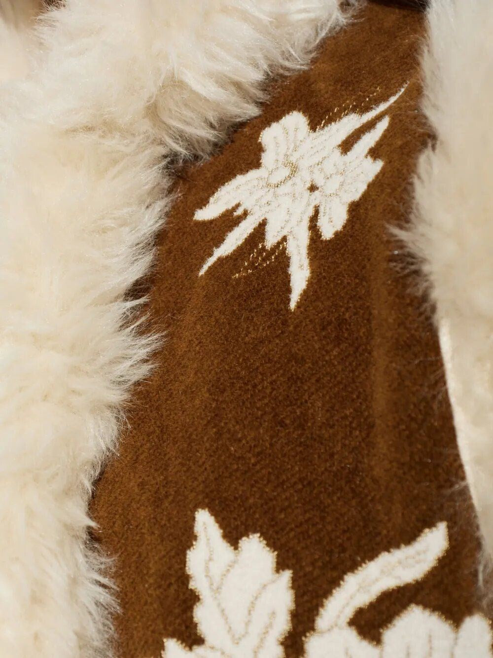 Forte_Forte Women "The Lotus" Eco Fur Jacquard Chenille Vest FORTE FORTE