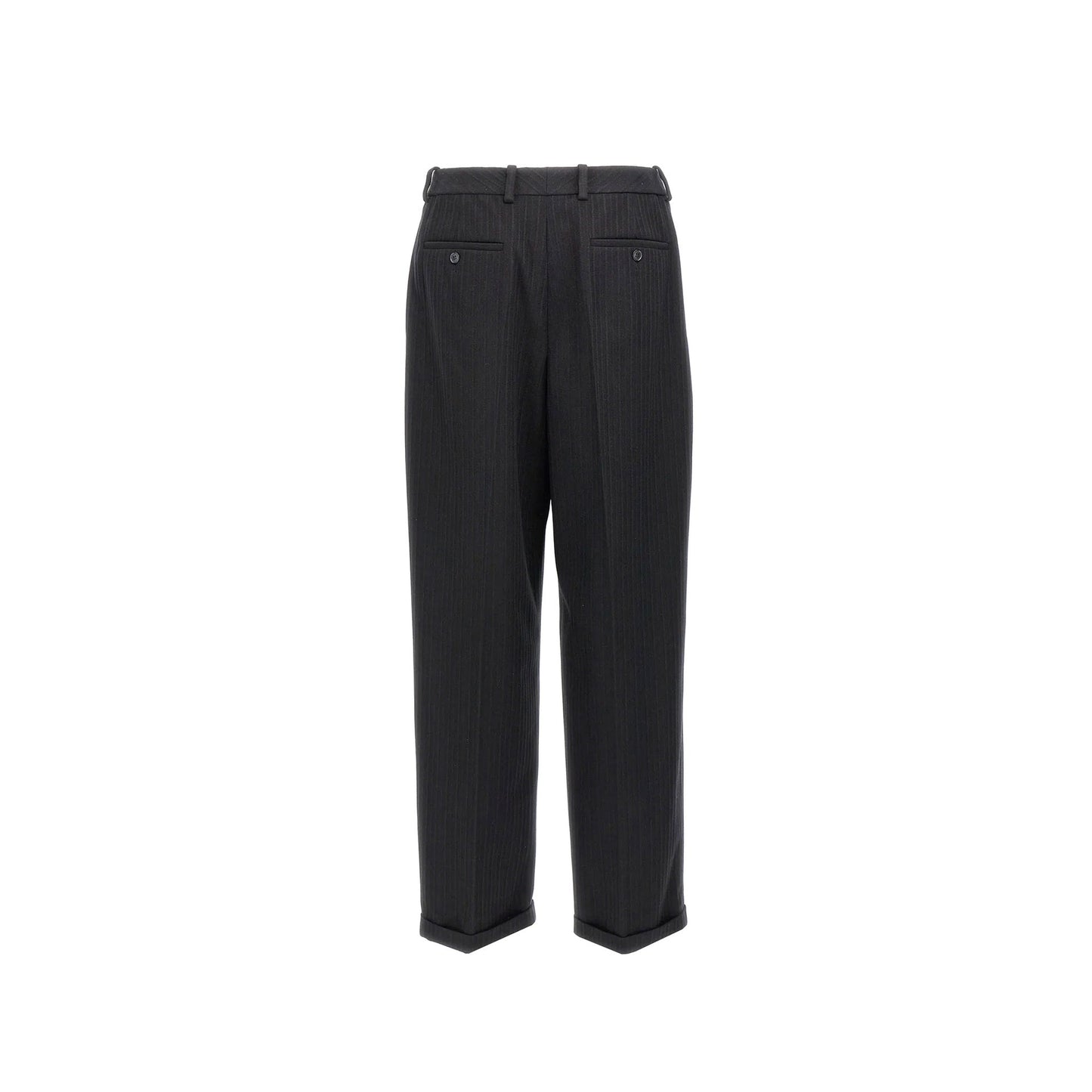 Saint Laurent Cashmere And Wool Flannel 90'S Striped Pants Men SAINT LAURENT