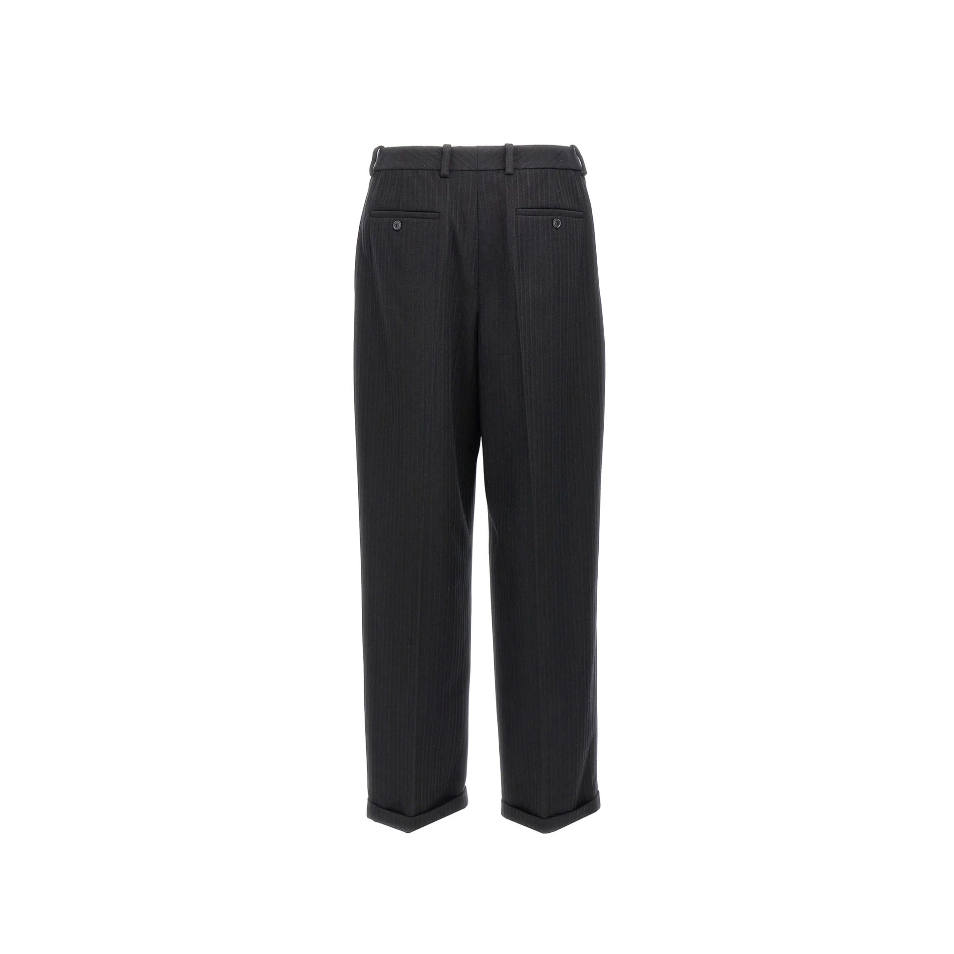 Saint Laurent Cashmere And Wool Flannel 90'S Striped Pants Men SAINT LAURENT