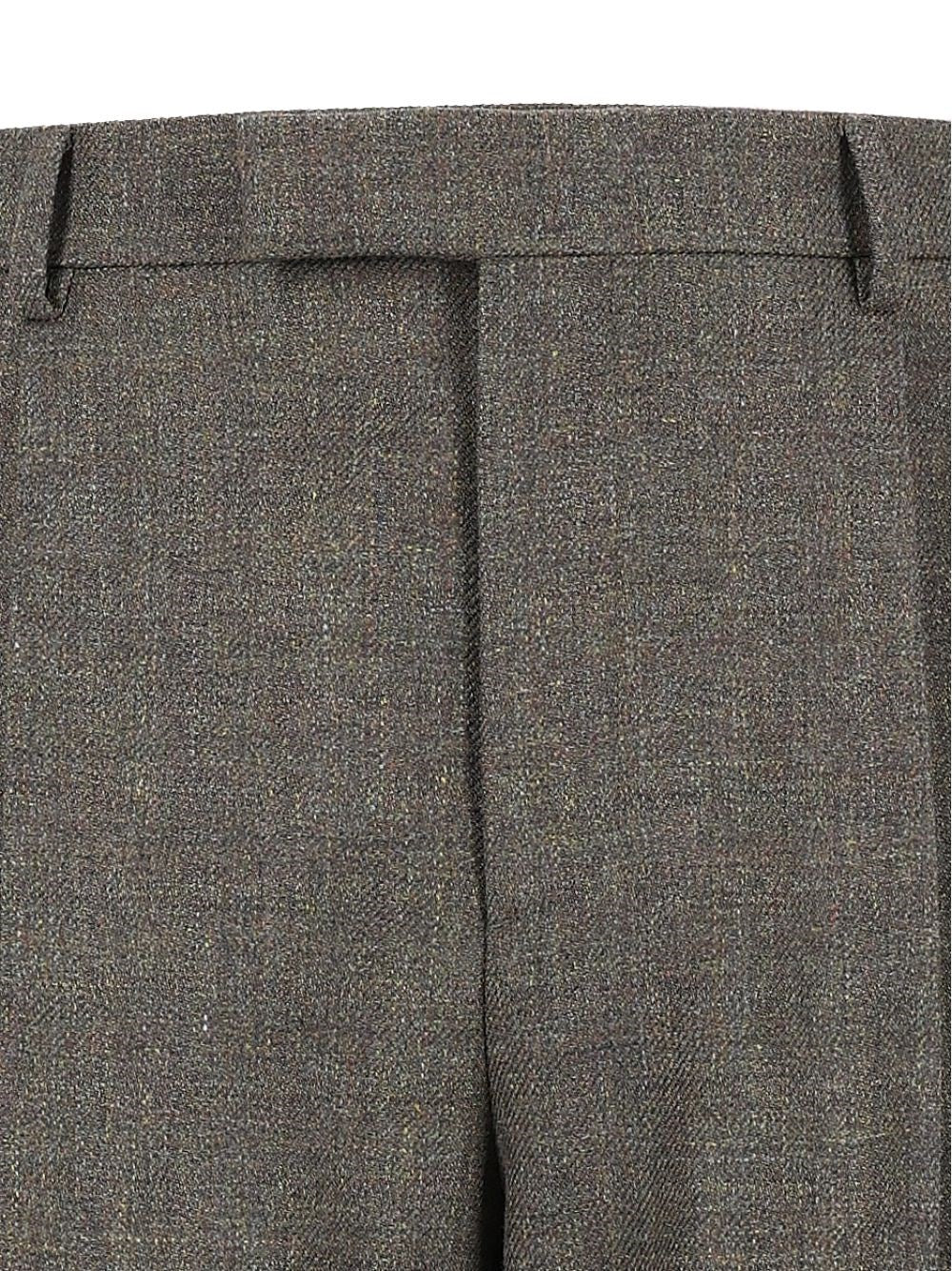 Valentino Garavani Men Mouliné Wool And Linen Trousers VALENTINO GARAVANI
