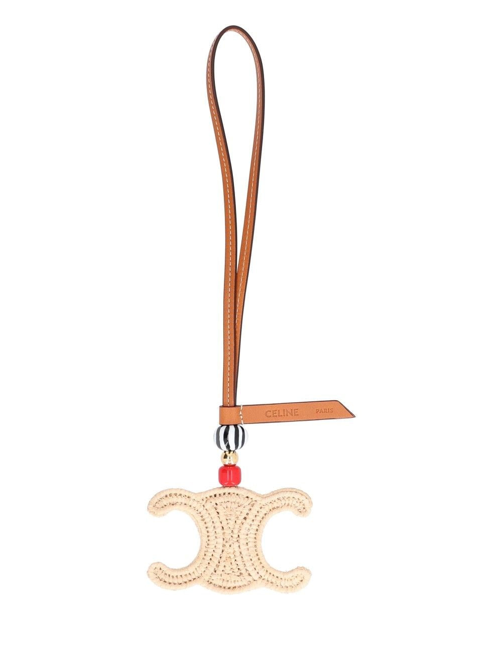 Celine Women Raffia Triomphe Charm