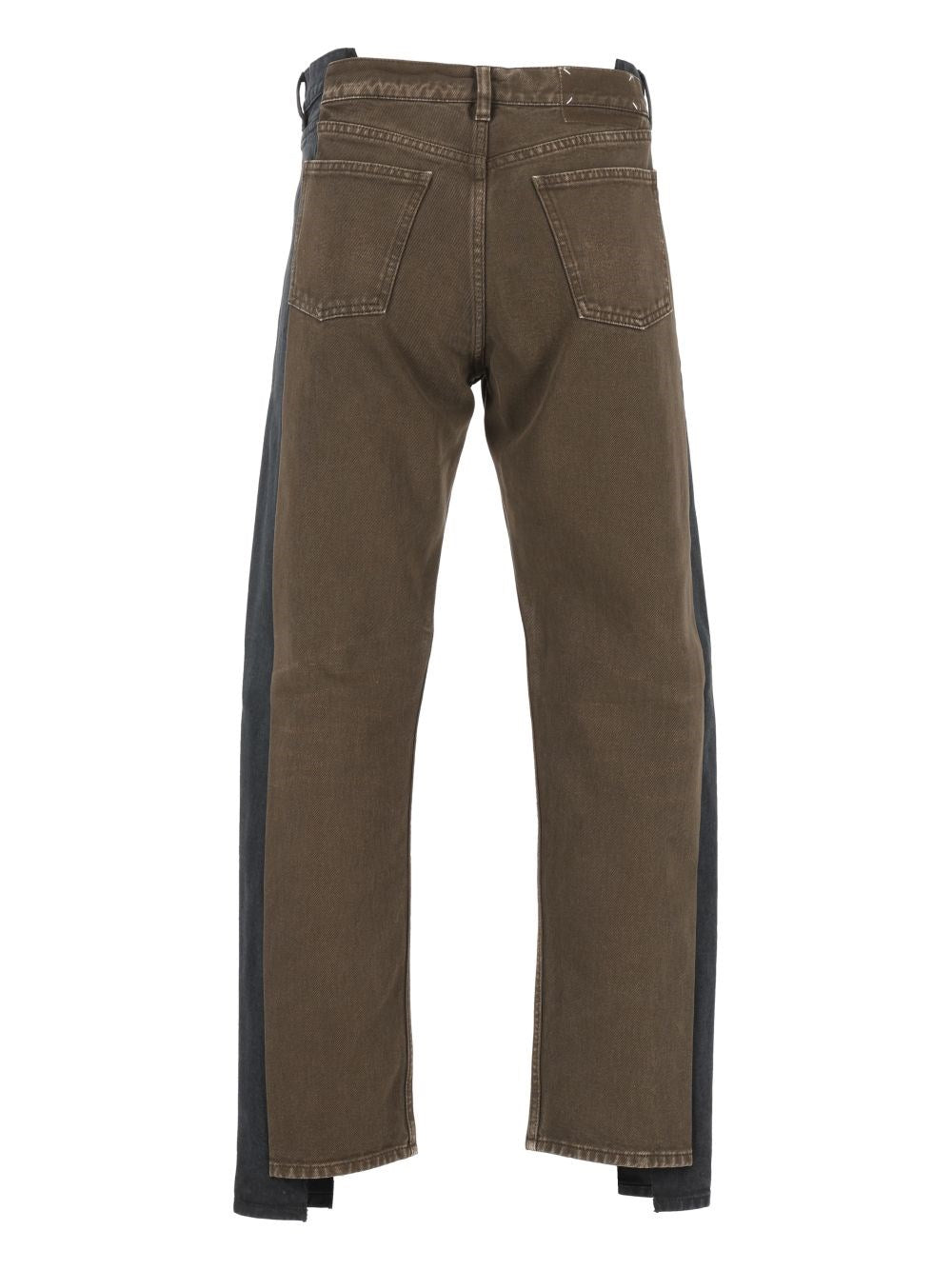 Maison Margiela Men "Spliced" Cotton Jeans MAISON MARGIELA