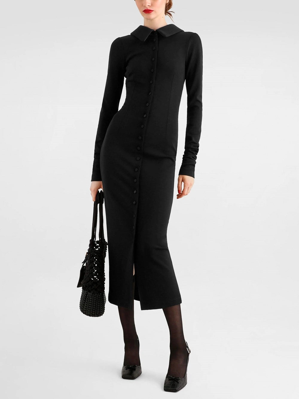 Dolce & Gabbana Women Wool Jersey Dress DOLCE & GABBANA