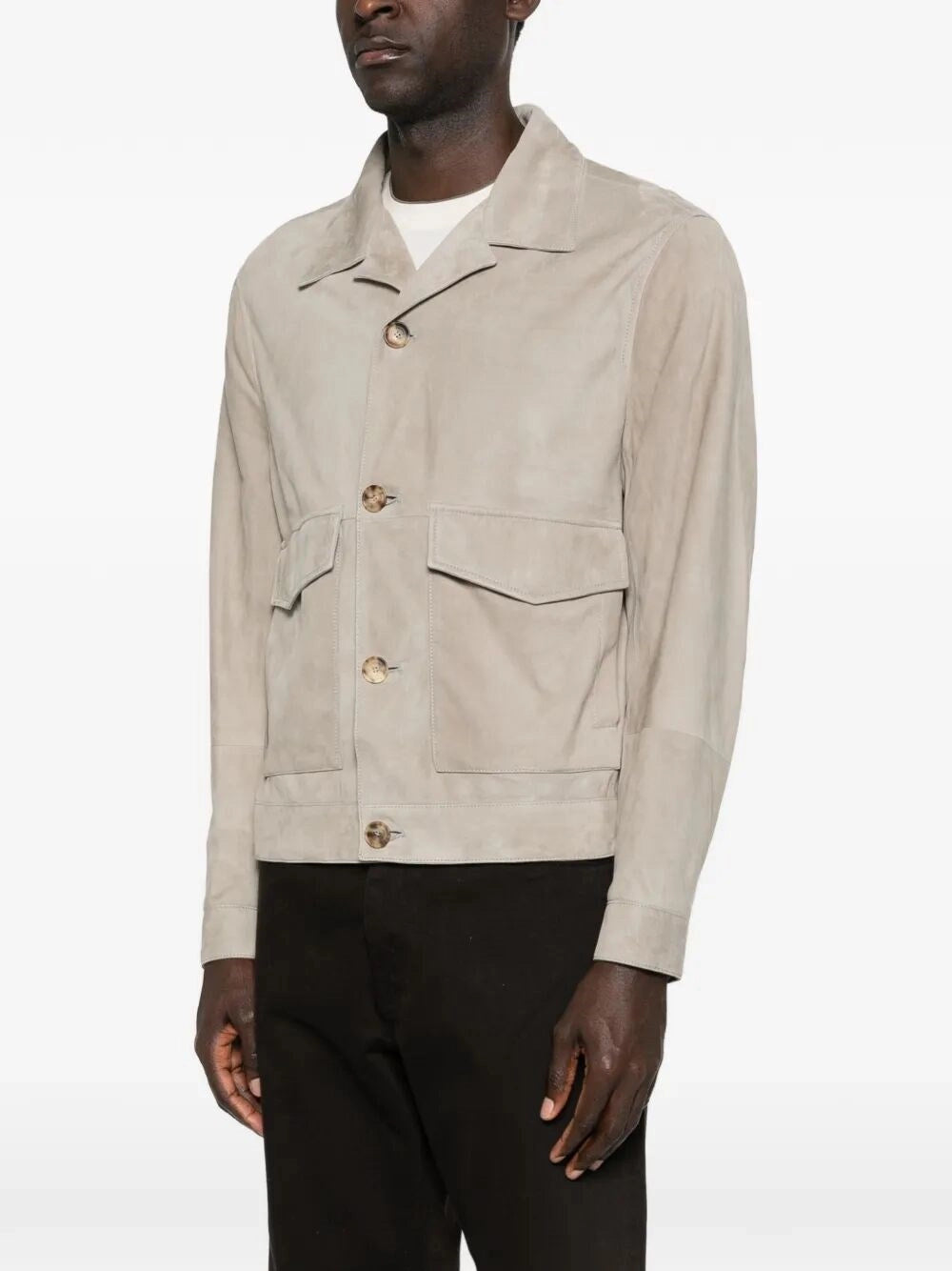 Brunello Cucinelli Men Leather Jacket BRUNELLO CUCINELLI