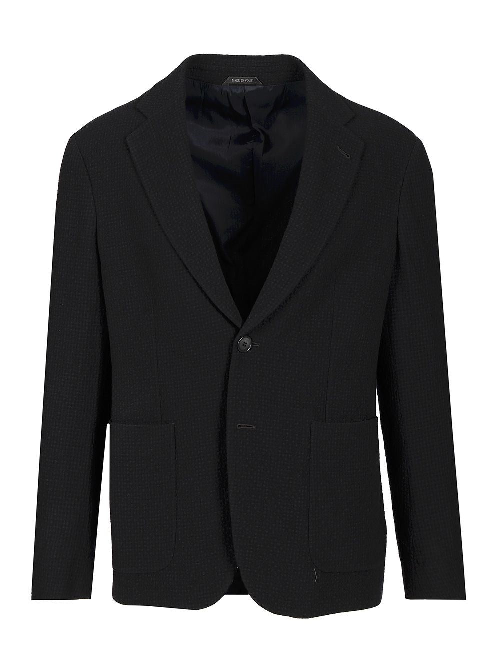 Giorgio Armani Men Single-Breasted Stretch Wool Jacket GIORGIO ARMANI