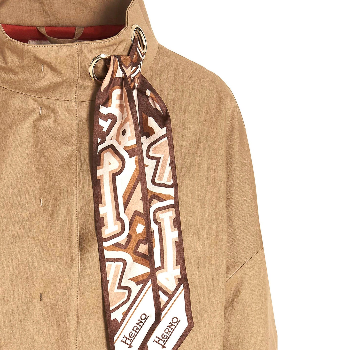 Herno Scarf Detailed Trench Coat Women HERNO