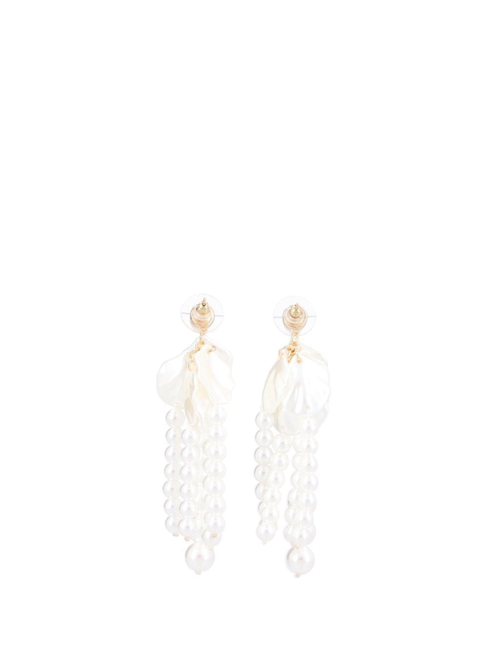 Self-Portrait Women Mother-Of-Pearl-Effect Petal Drop Earrings SELF-PORTRAIT