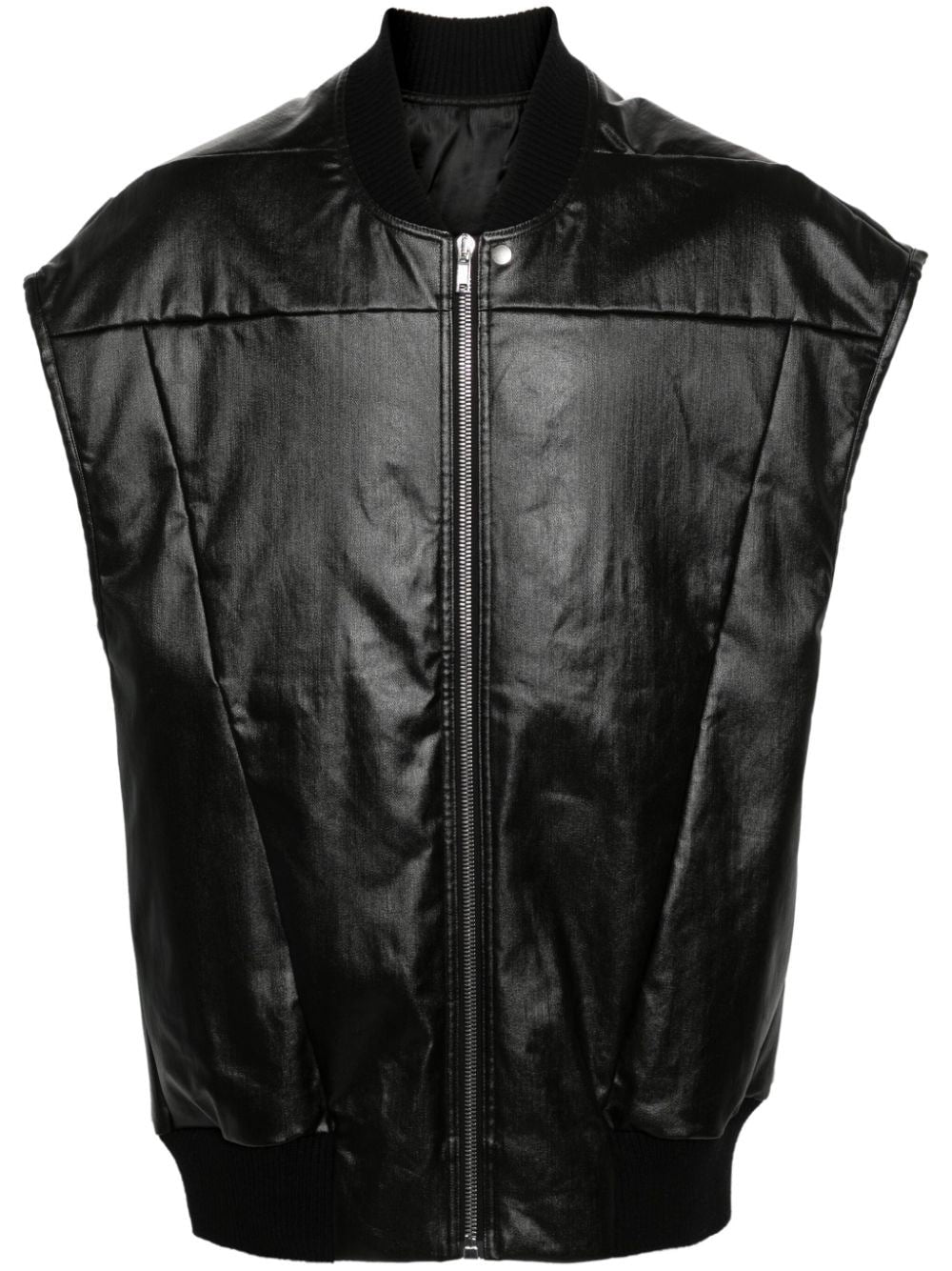 Rick Owens Men "Jumbo Filight" Vest In Coated Denim RICK OWENS
