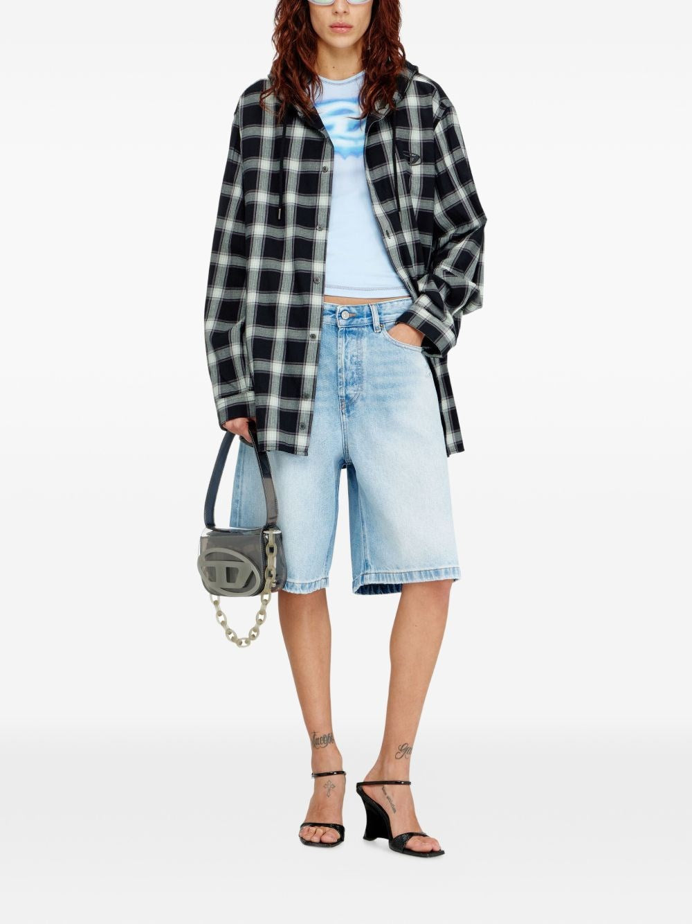 Diesel Women Regular Denim Shorts DIESEL