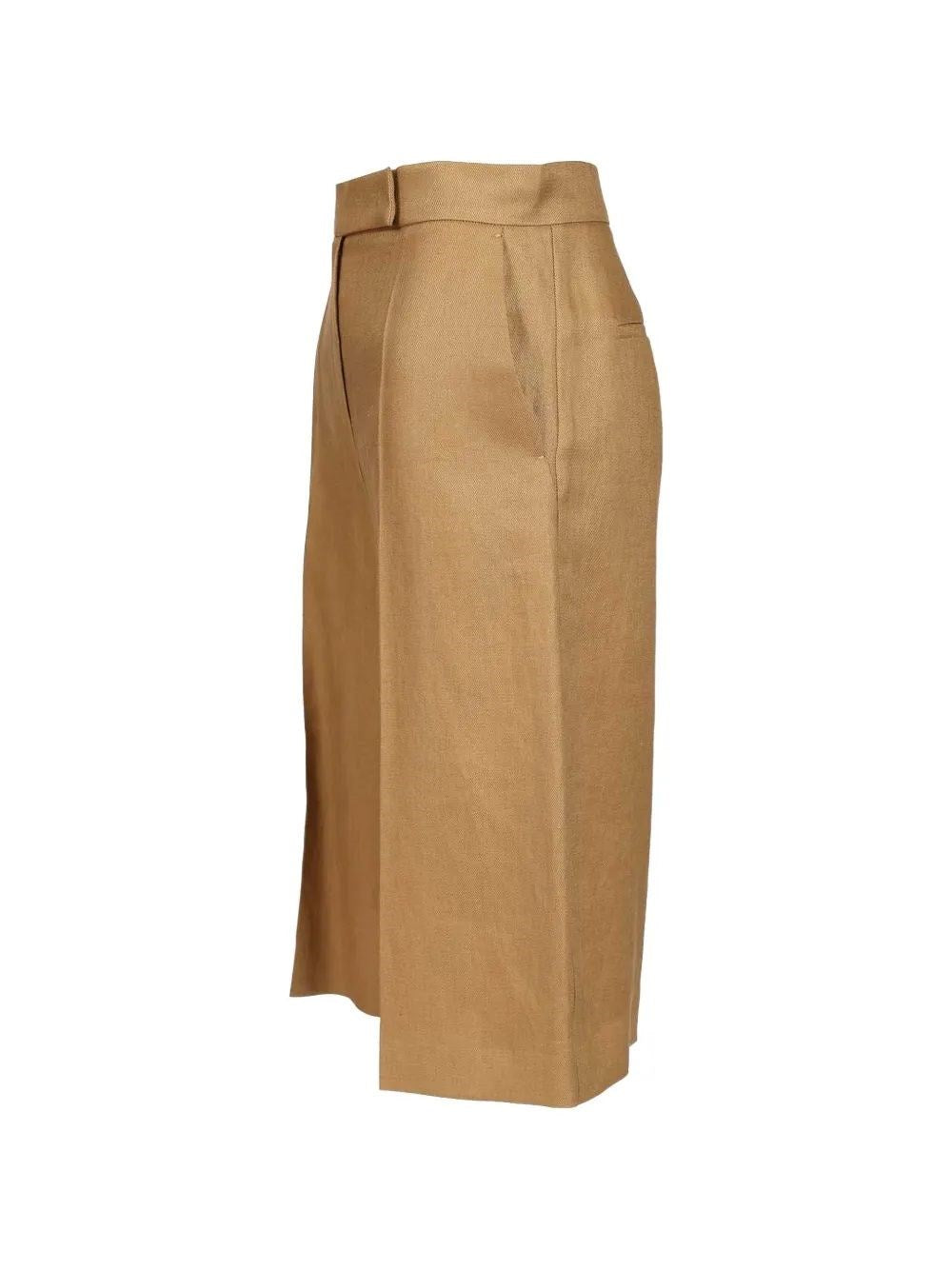 Max Mara Women Linen Twill Bermuda Shorts MAX MARA