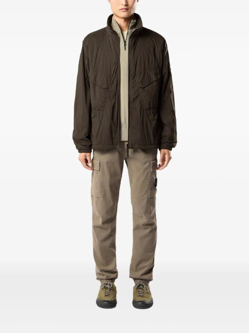 Stone Island Men Vintage-Effect Stretch Trousers STONE ISLAND