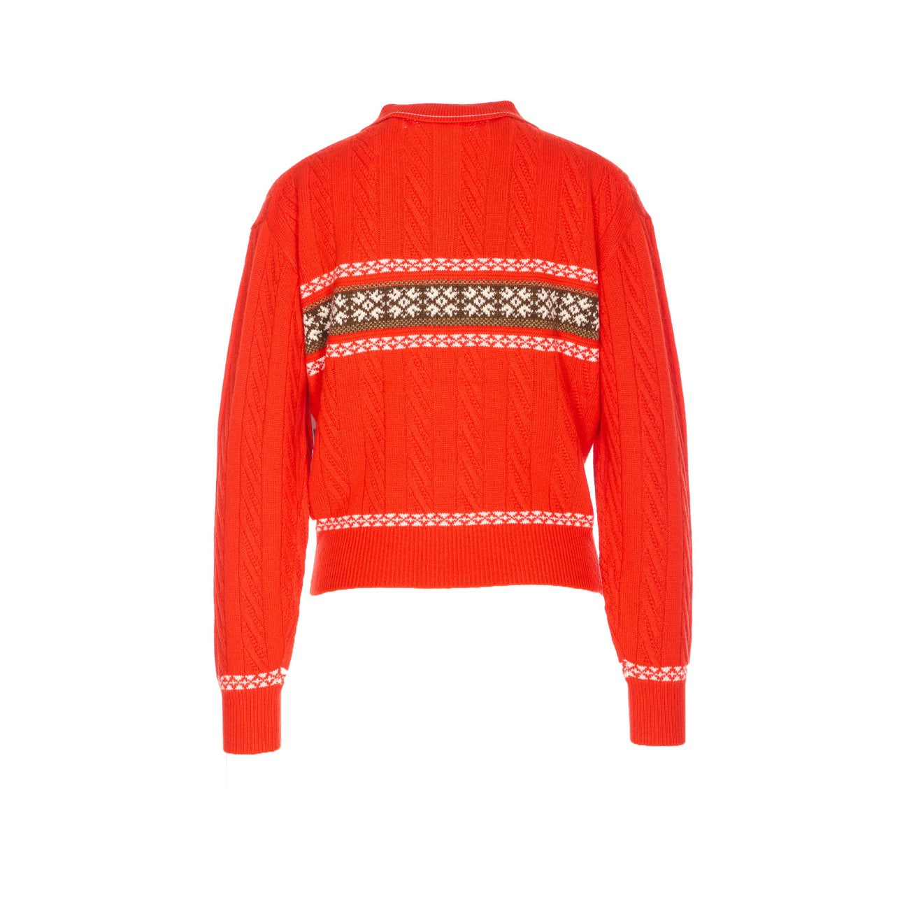 Guest In Residence Women Cable Collegiate Polo Sweater