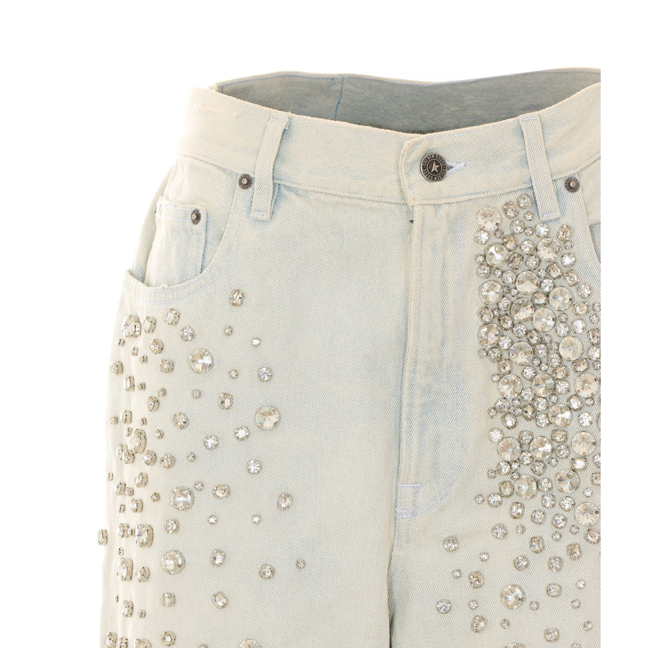 Golden Goose Women Cabochon Crystals Jeans GOLDEN GOOSE