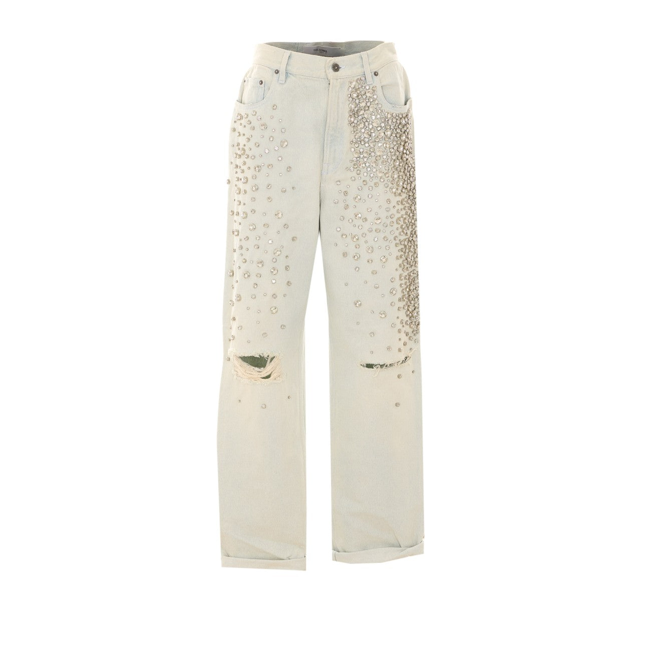 Golden Goose Women Cabochon Crystals Jeans GOLDEN GOOSE