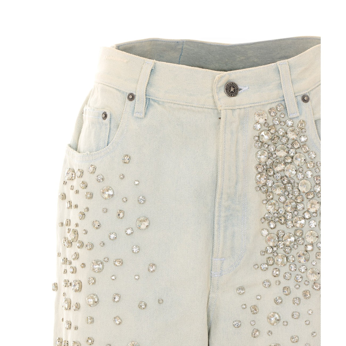 Golden Goose Women Cabochon Crystals Jeans GOLDEN GOOSE