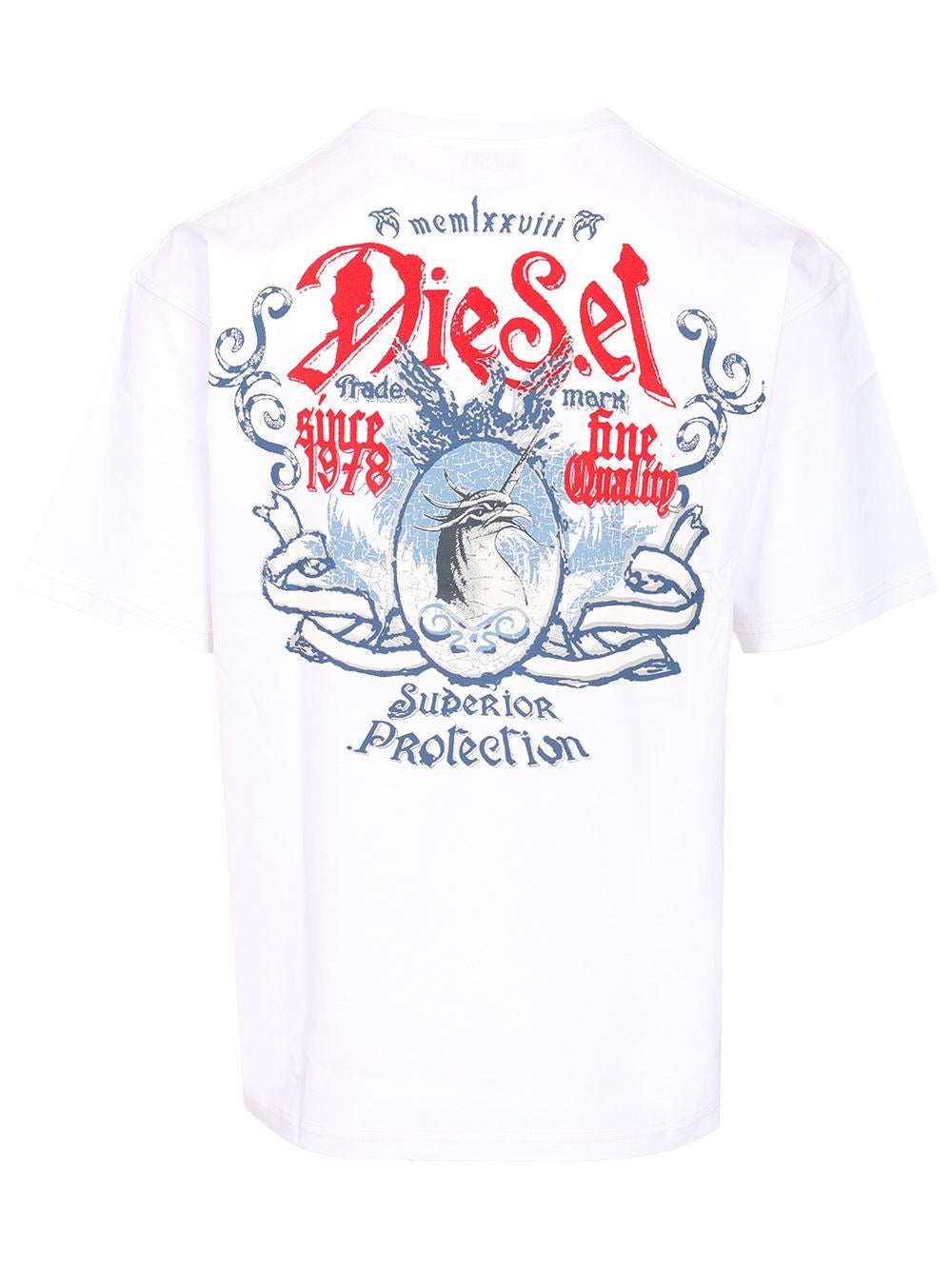 Diesel Men Cotton T-Shirt DIESEL