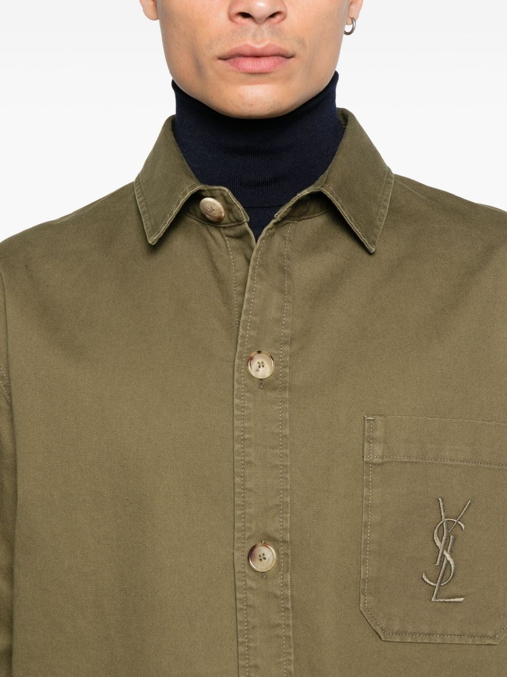 Saint Laurent Men Cassandre Overshirt SAINT LAURENT