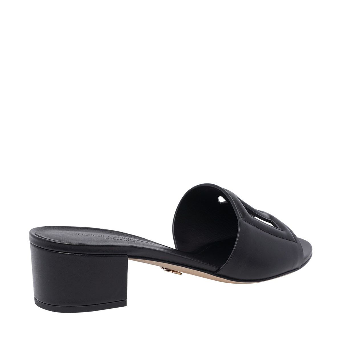 Dolce&Gabbana Women Calfskin Mules With Dg Millennials Logo DOLCE & GABBANA