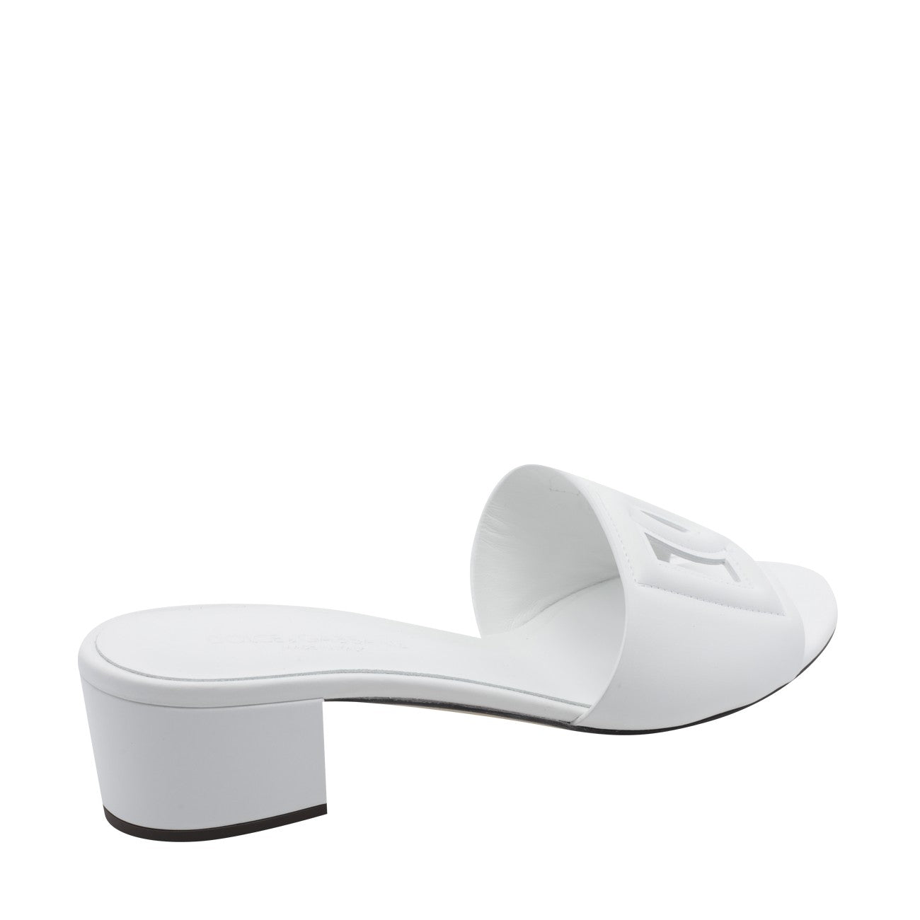 Dolce&Gabbana Women Calfskin Mules With Dg Millennials Logo