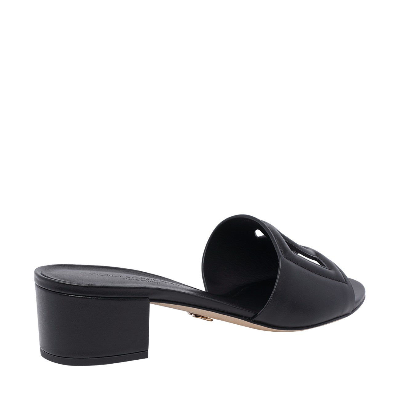 Dolce&Gabbana Women Calfskin Mules With Dg Millennials Logo DOLCE & GABBANA