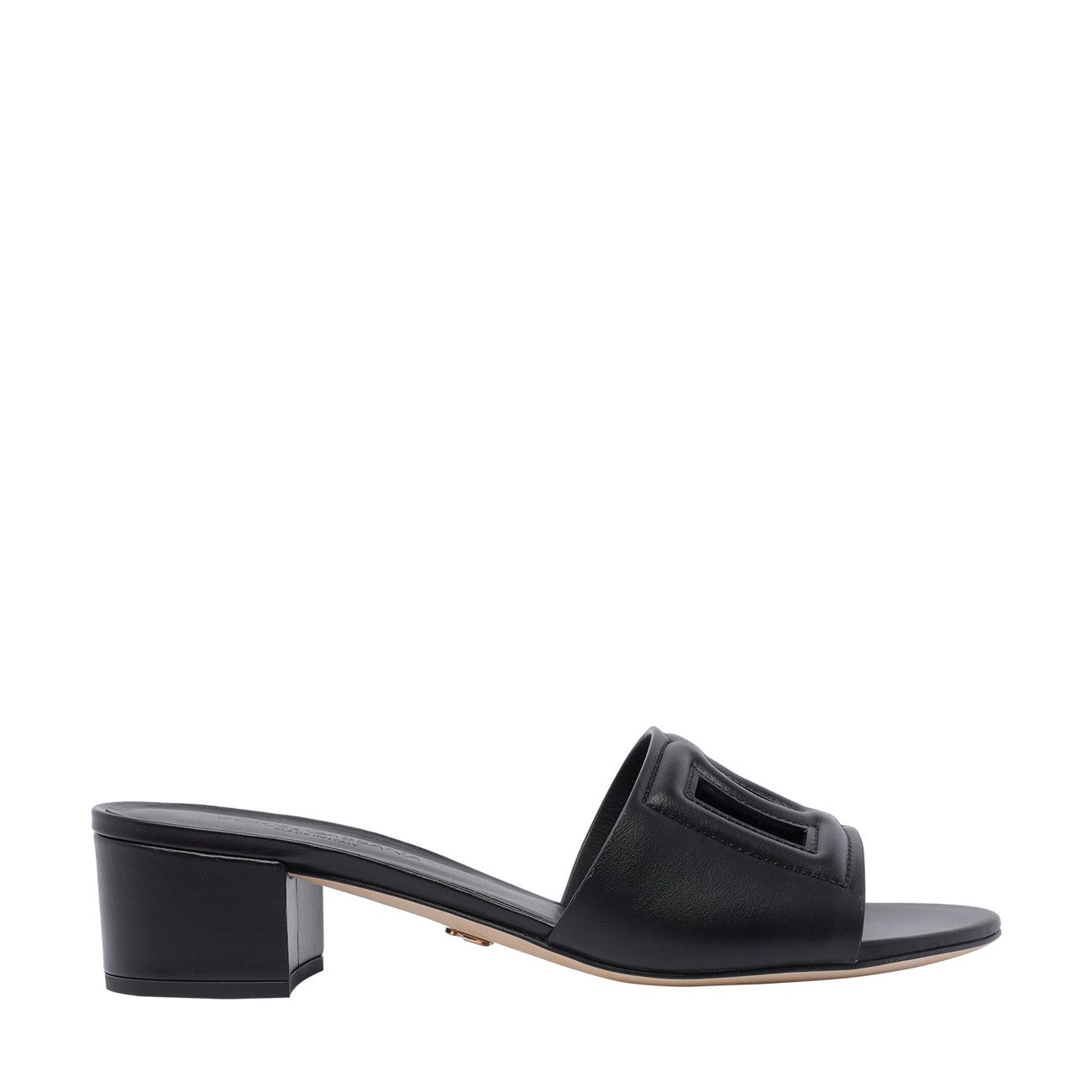 Dolce&Gabbana Women Calfskin Mules With Dg Millennials Logo DOLCE & GABBANA