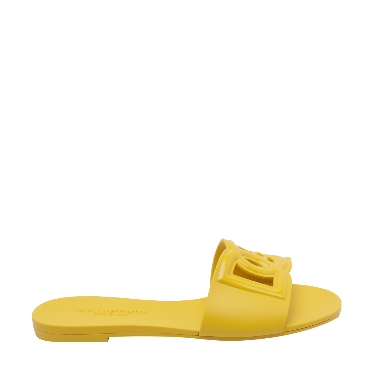 Dolce&Gabbana Women Calfskin Sliders With Dg Logo DOLCE & GABBANA