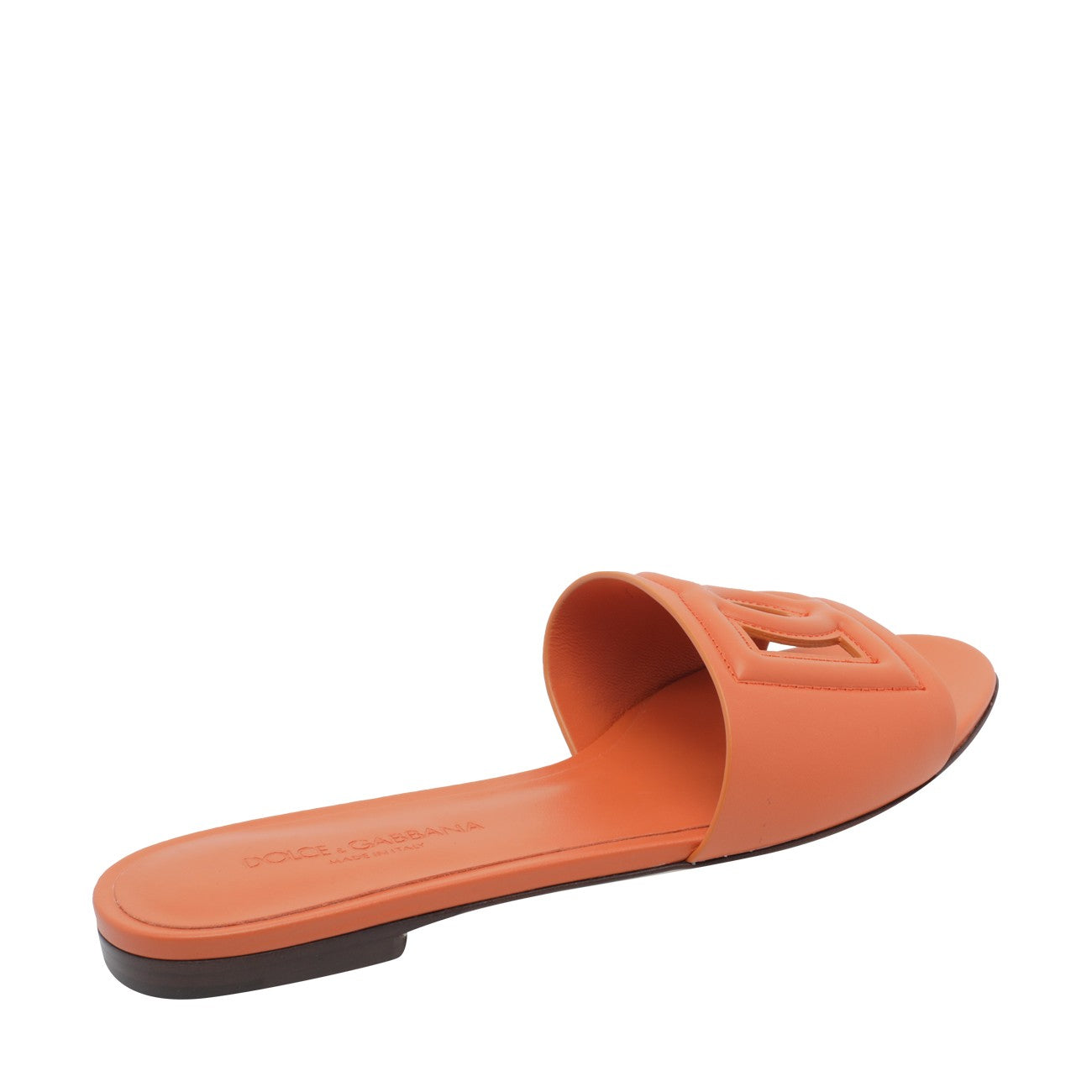 Dolce&Gabbana Women Calfskin Sliders With Dg Logo DOLCE & GABBANA