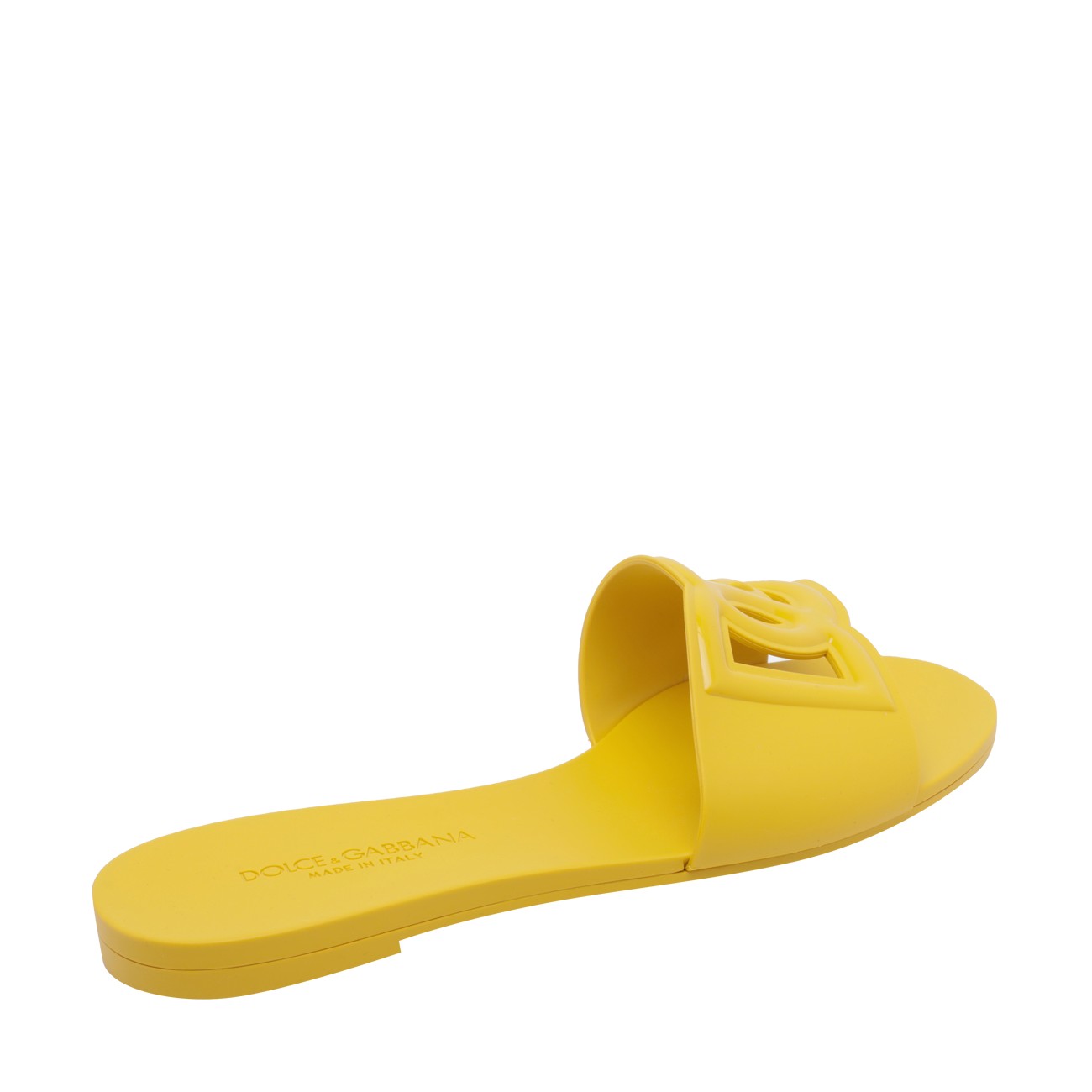 Dolce&Gabbana Women Calfskin Sliders With Dg Logo DOLCE & GABBANA