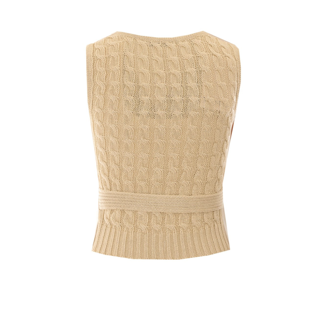 Max Mara Women Calibri Linen Vest And Braided Knit MAX MARA