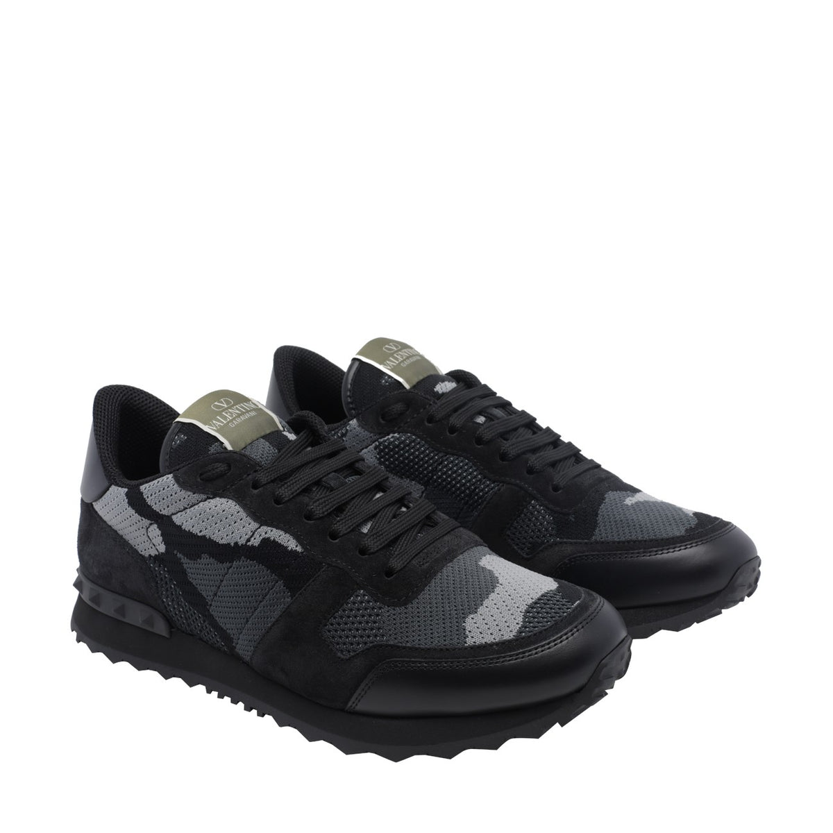 Valentino Garavani Men Camouflage Rockrunner Sneakers VALENTINO GARAVANI
