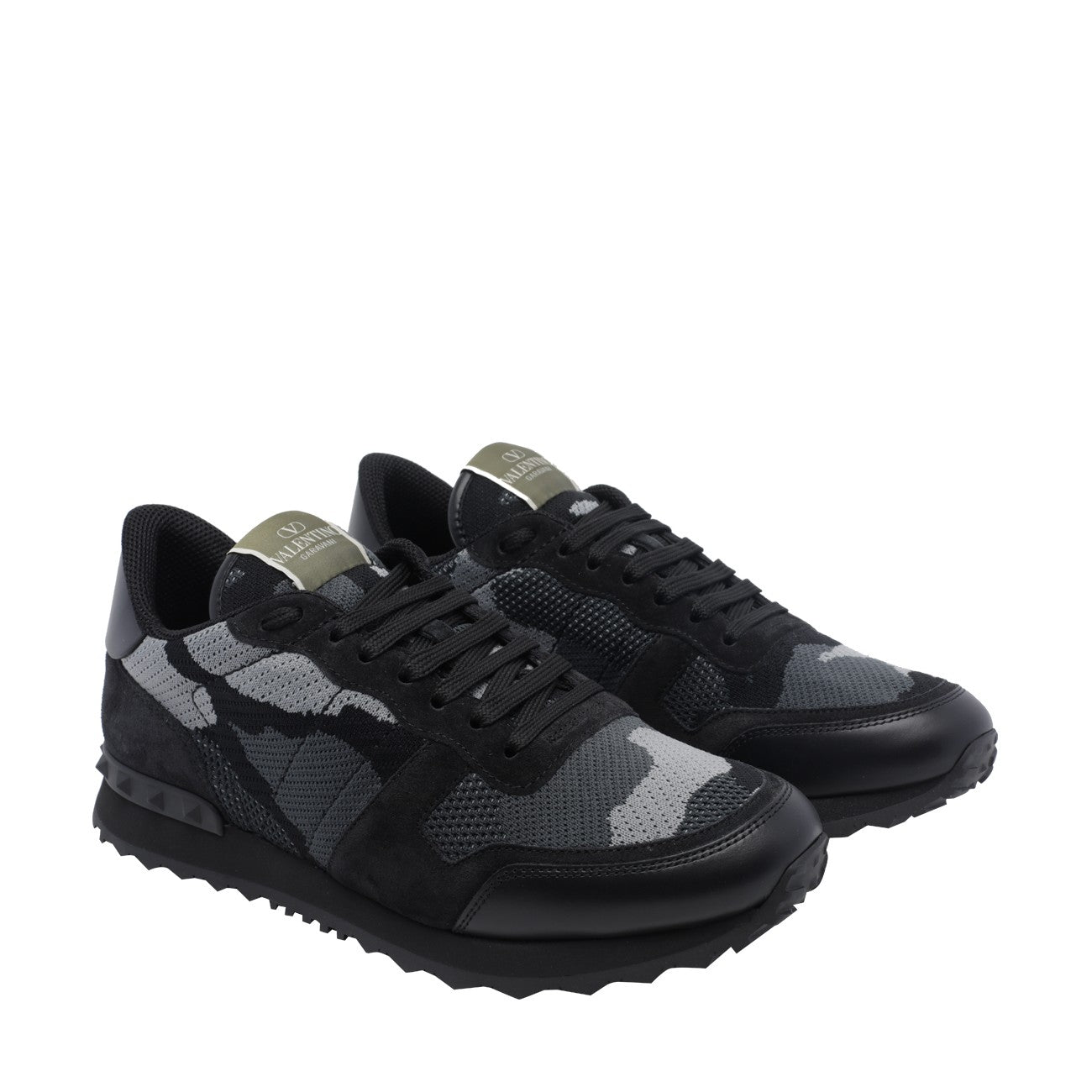 Valentino Garavani Men Camouflage Rockrunner Sneakers VALENTINO GARAVANI