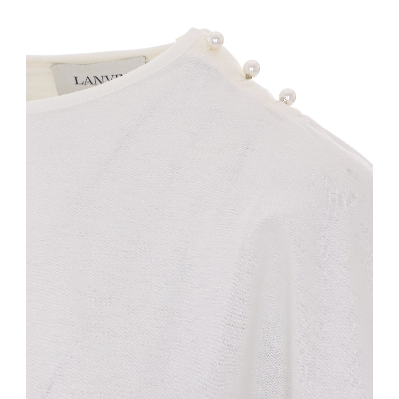 Lanvin Women Cape-Effect T-Shirt In Cotton And Silk LANVIN