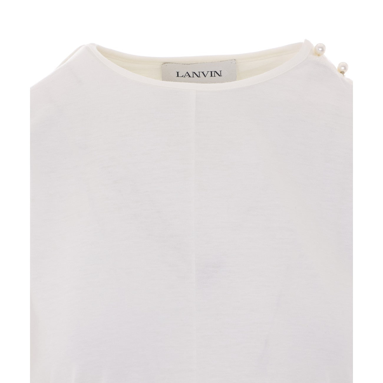 Lanvin Women Cape-Effect T-Shirt In Cotton And Silk LANVIN