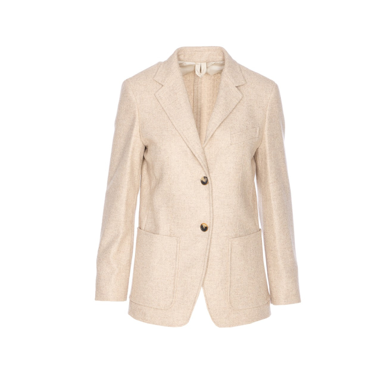 Max Mara Women Caraffa Single-Breasted Alpaca, Cashmere And Camel Blazer MAX MARA