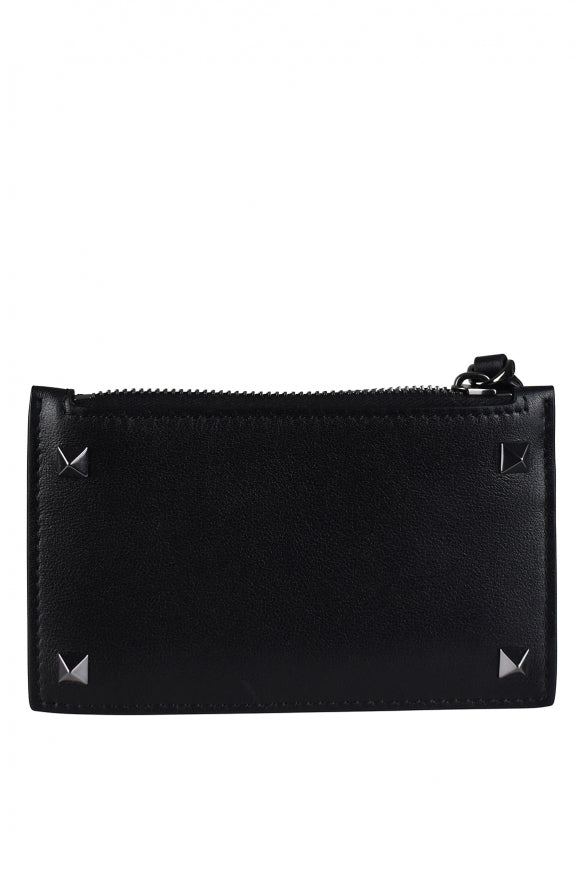 Valentino Garavani Men Rockstud Card Holder VALENTINO GARAVANI