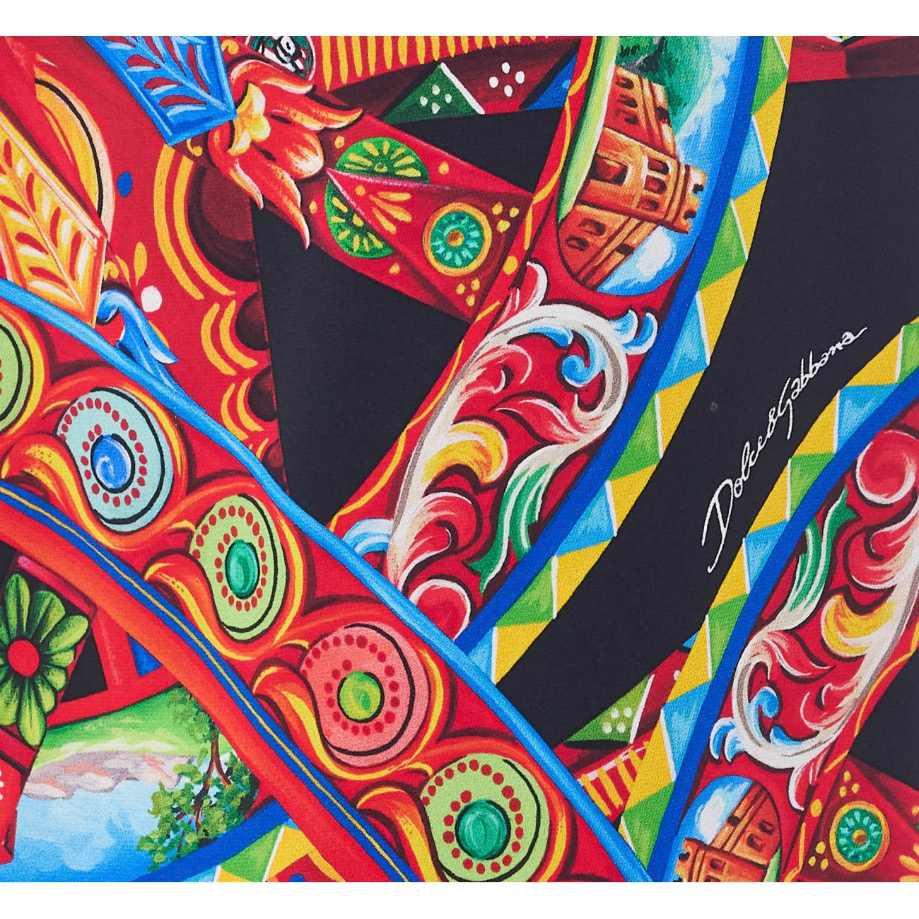 Dolce&Gabbana Women Carretto Print Pants DOLCE & GABBANA