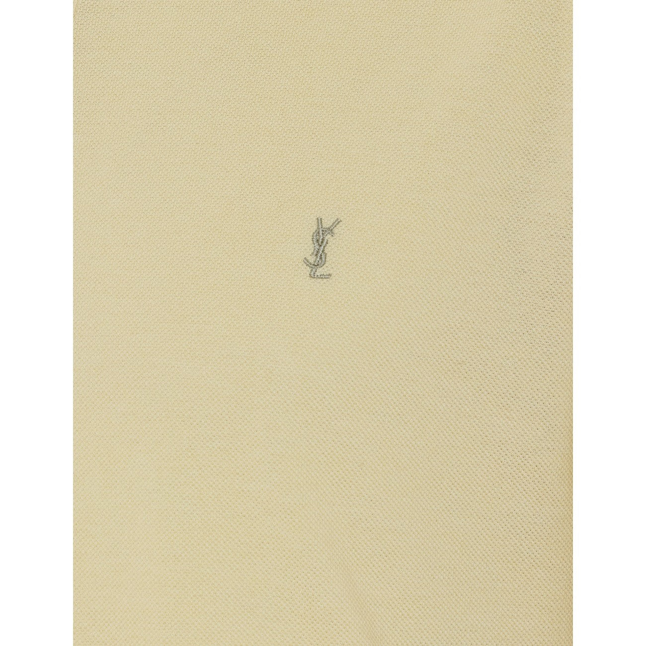 Saint Laurent Men Cassandre Piquet Polo SAINT LAURENT