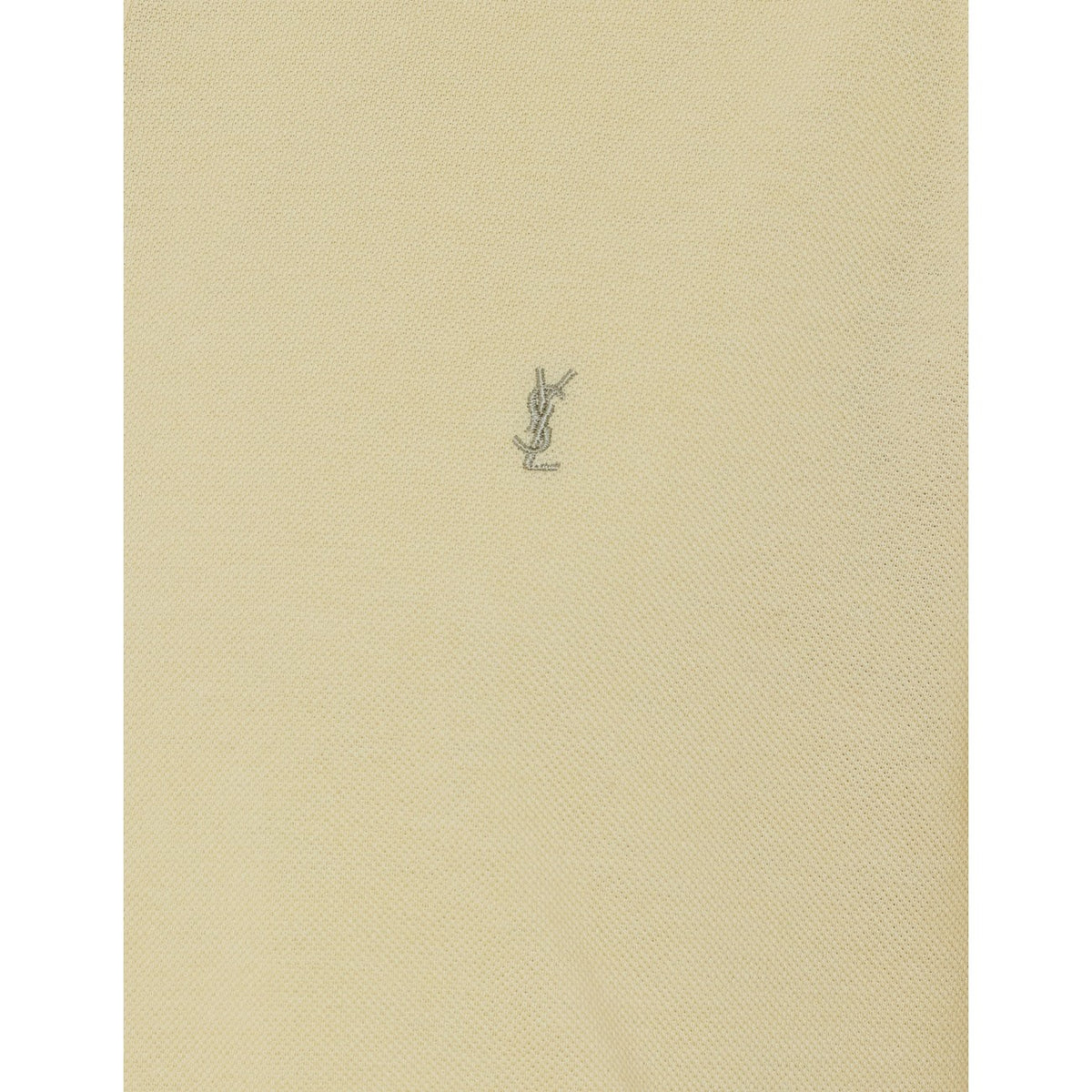 Saint Laurent Men Cassandre Piquet Polo SAINT LAURENT