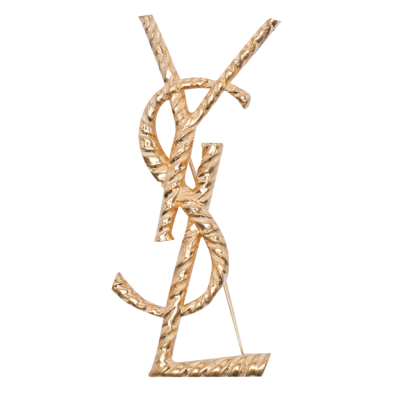 Saint Laurent Women Cassandre Ysl Brooch