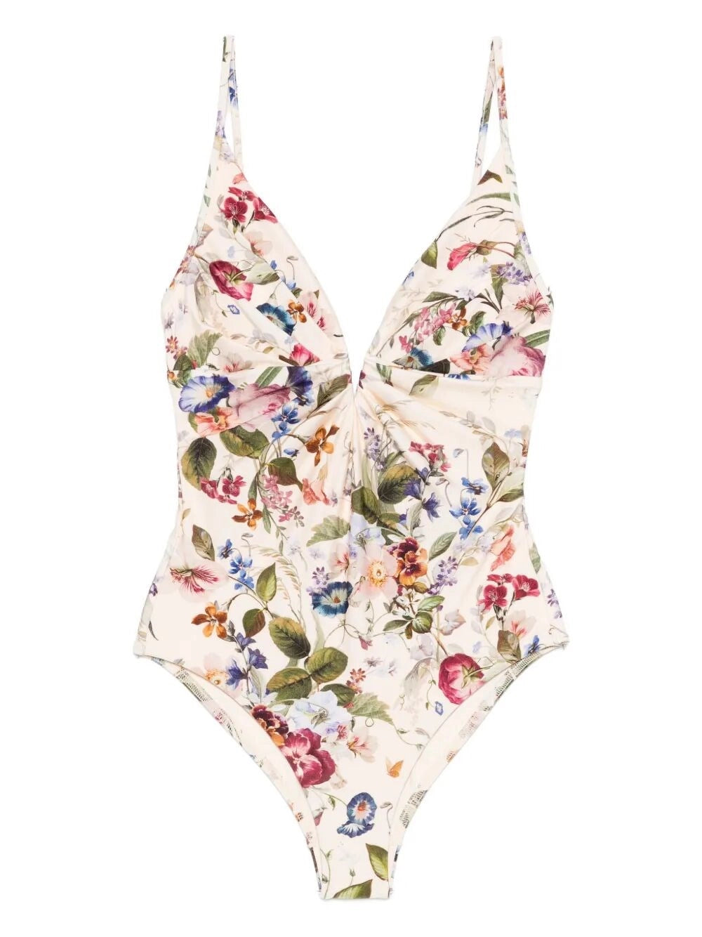 Zimmermann Women `Patience` Tuck Plunge One-Piece Swimsuit ZIMMERMANN