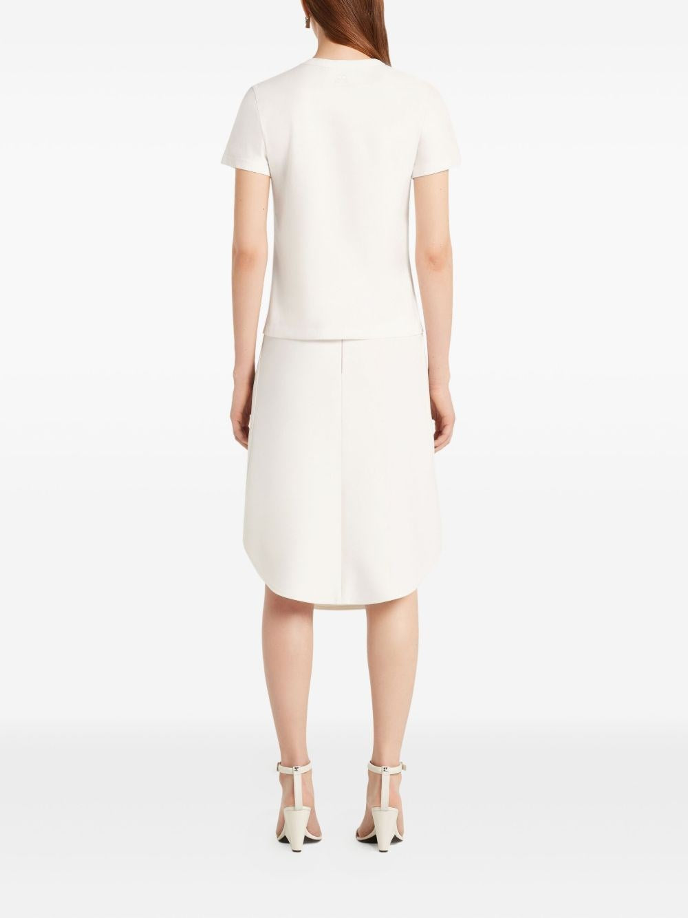 Courreges Women T-Shirt Embroidered Logo COURREGES