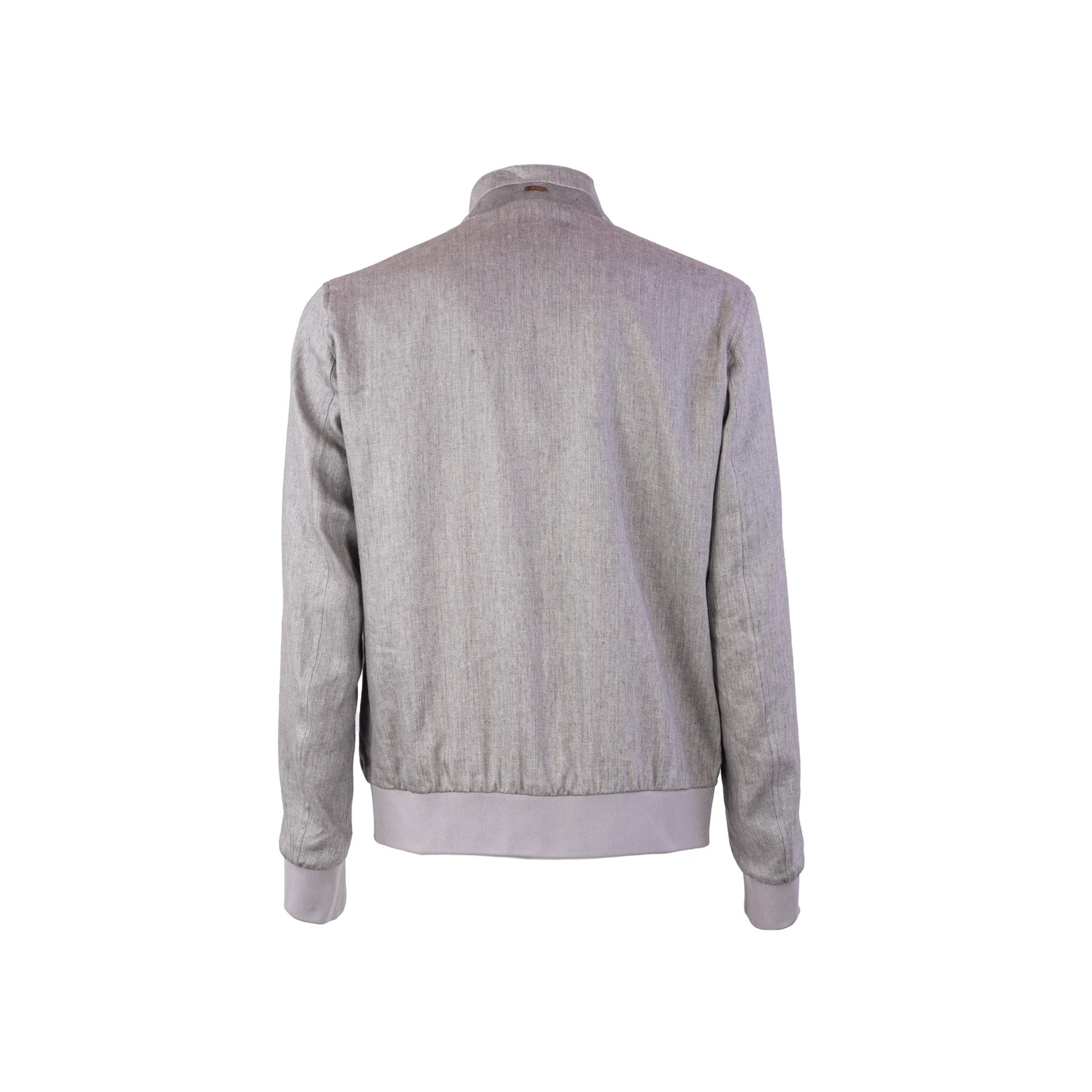 Herno Linen Bomber Jacket Men HERNO
