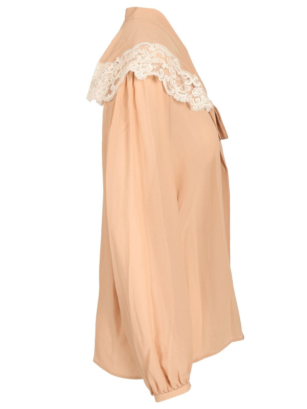 Chloe' Women Shirt With Laces CHLOE