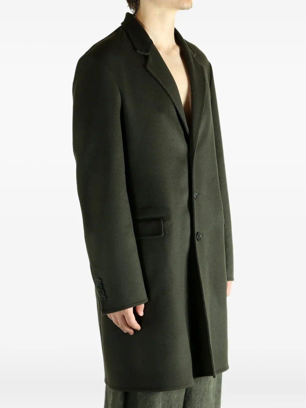 Givenchy Men Wool And Cashmere Coat GIVENCHY